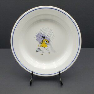 Corelle Morton Salt Rim Soup Bowl Morton Salt Girl When It Rains It Pours Bowl
